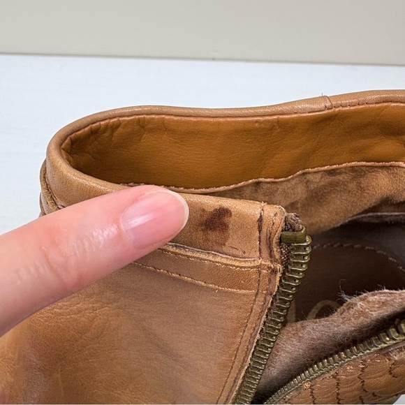 Sam Edelman Porter Bootie Saddle Leather Size 8.5M Spur Harness Boho Booties - Picture 17 of 17